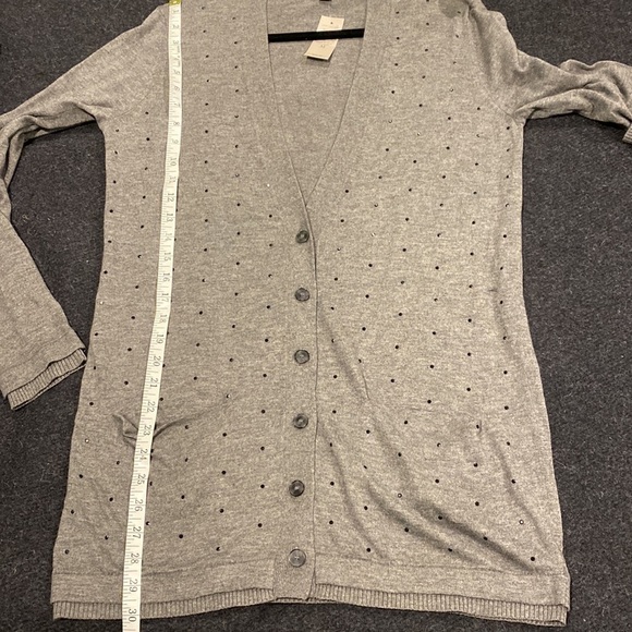 Ann Taylor Cashmere Blend Long Lightweight Cardigan NWT - Picture 13 of 15